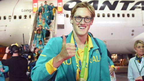 Gold medallist Mack Horton will have a stint manning the phones during the telethon. (AAP)