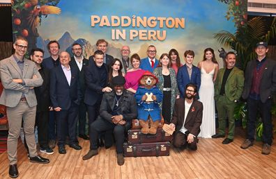   Pablo Grillo, James Lamont, Jon Foster, Mark Burton, Rob Silva, Antonio Banderas, Dougal Wilson, Madeleine Harris, Robbie Gee, Jim Broadbent, Olivia Colman, Paddington Bear, Hugh Bonneville, Rosie Alison, Emily Mortimer, Ben Whishaw, Samuel Joslin , Carla Tous, Carlos Carlín and Tim Wellspring