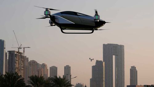 L'idée proposée aurait des taxis volants à Dubaï.
