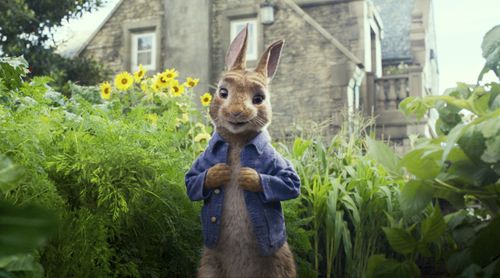 Peter Rabbit is voiced by comedian James Corden. (AAP)