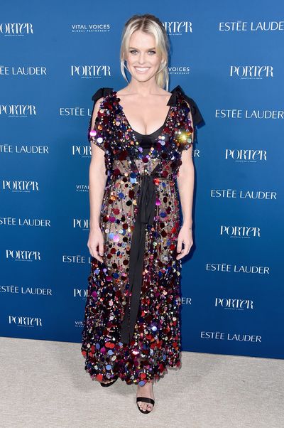 Alice Eve attends PORTER's Third Annual Incredible Women Gala at The Ebell of Los Angeles on October 9, 2018 in Los Angeles, California