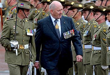 When was Peter Cosgrove sworn in as governor-general of Australia?