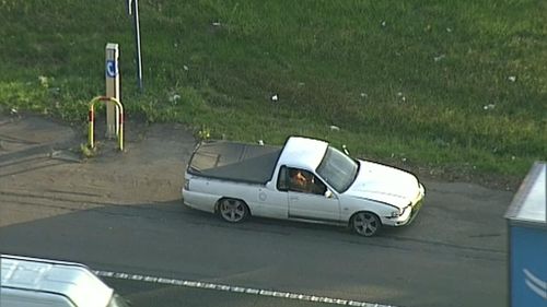 One of the cars that broke down this morning. (9NEWS)