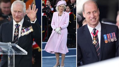 King Charles, Queen Camilla, Prince William 