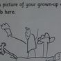 Son's 'innocent' school drawing of mum and dad goes wrong