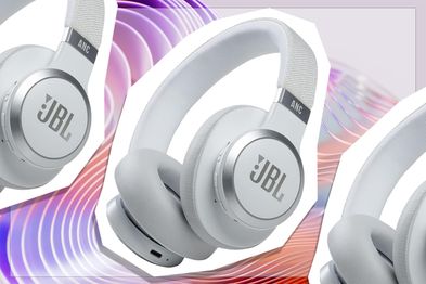 9PR: JBL Live 660 Wireless Over Ear Noise Cancelling Headphones, White
