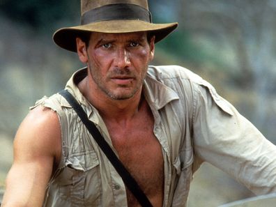 Harrison Ford in a scene from the 1984 movie 'Indiana Jones And The Temple Of Doom'. 