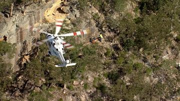 Rock climber 'falls up to 10 metres' off cliff in Sydney bushland