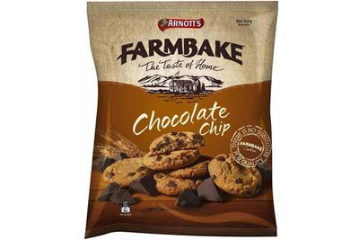 1.5 Arnott’s Farmbake
Chocolate Chip biscuits are 100 calories