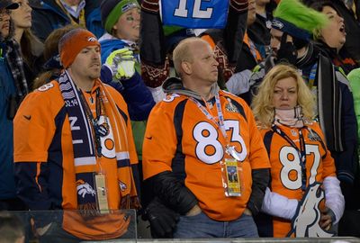 Broncos fans were shattered by the Seahawks first half display.