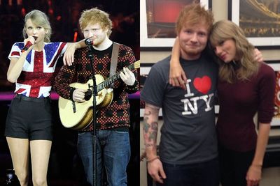 It's no secret that Taylor's not afraid to date, well, everyone, but poor <b>Ed Sheeran</b> is well and truly stuck in the friend zone with Taylor! He doesn't seem to mind, but we think they're cute together. #Sweeran anyone?<br/><br/>Images: Getty/Instagram