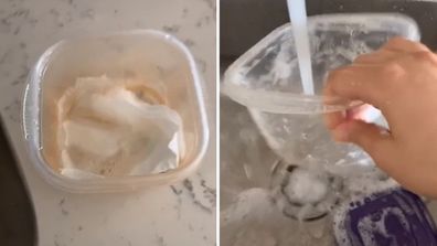 The TikTok Paper Towel Hack To Clean Your Stained Tupperware