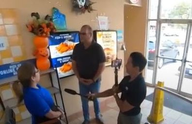 restaurant worker reward retrieving customer denture from trash