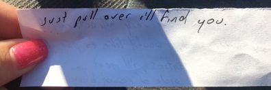 Stranger offers to buy woman's panties, leaves note on car