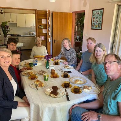 Tanya Plibersek with her extended family