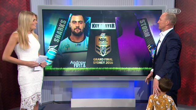 Lockyer palms off his son on the Footy Show