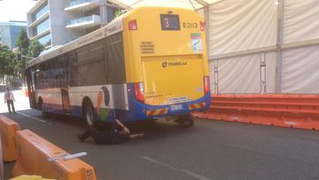 Police bomb squads check every vehicle entering into the Brisbane secure zone for the G20 summit. (Tyron Butson, (NEWS)