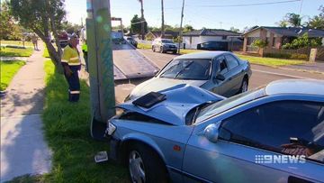 VIDEO: Young driver escapes unharmed after crash in Sydney’s west