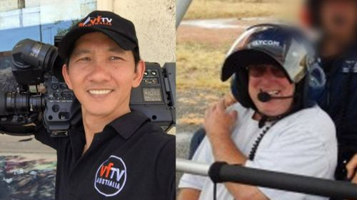 Cameraman Quoc Huong Vu and Ian Cook died in the crash.