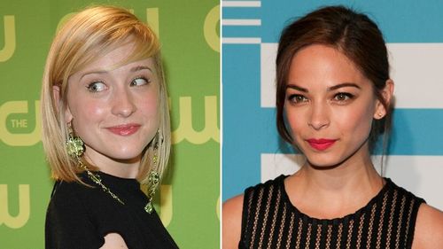 Mack and co-star Kristen Kreuk, who claims she left Nxivm five yeas ago. (Getty)