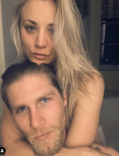 Porn Kaley Cuoco Uncensored - Kaley Cuoco's husband thinks they look like siblings in 'sexy' selfie -  9Celebrity