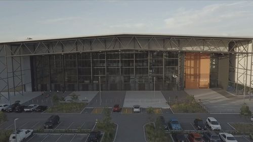 Coomera Indoor Sports Centre. (9NEWS)