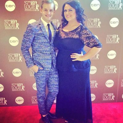 Joel Creasey and Chrissie Swan<br>