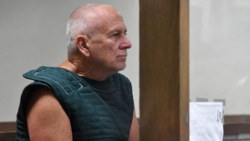 Robert Eugene Koehler sits in court at his first appearance before Judge David Silverman via closed circuit on January 21, 2020 at the Brevard County Jail in Sharpes, Florida. Koehler is currently jailed in neighboring Miami-Dade County, where he faces charges for assaulting a woman in the early 1980s.