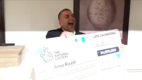 The 50-year-old taxi driver scored the UK's biggest lottery win of 2017.