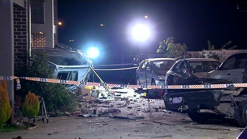 Man expected to face charges after BMW slams into Melbourne unit block