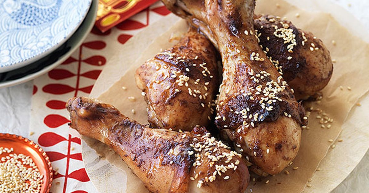 Hoisin and honey-baked chicken drumsticks - 9Kitchen