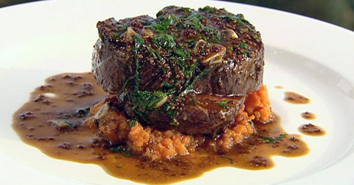 Grilled steak with sweet potato - 9Kitchen