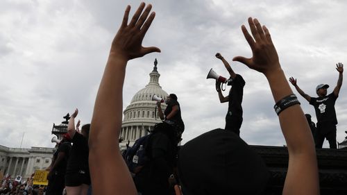 Protestors in Washington