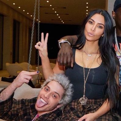 Pete Davidson, Kim Kardashian, Kris Jenner and Flavor Flav