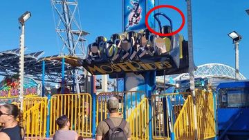 A ride at the Sydney Royal Easter Show has been shut down after this photo appeared on social media.