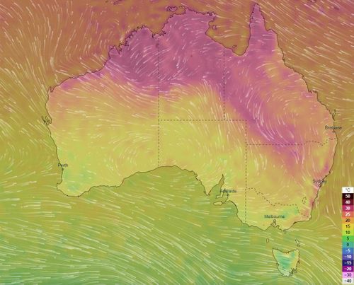 Parts of Australia sweltered yesterday as an early Spring burst of hot air caused the warmest temperatures in some parts, this early into the season, in more than a decade.