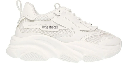 chunky white sneakers