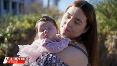 Madison with daughter Lily-Mae Stevie Tougher.