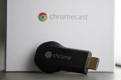 Chromecast is a device that plugs into a television. Picture: AAP