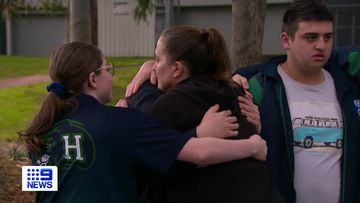Parent Annie Basel said students were &quot;devastated.&quot; after the fire at the Melbourne school.