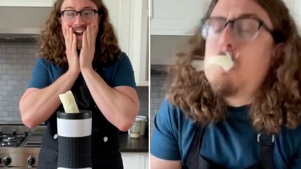 TikTok cook brutally reviews viral 'egg tube' gadget - 9Kitchen