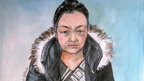 Jie Shao, pictured in a court sketch from last year, has been granted bail. 