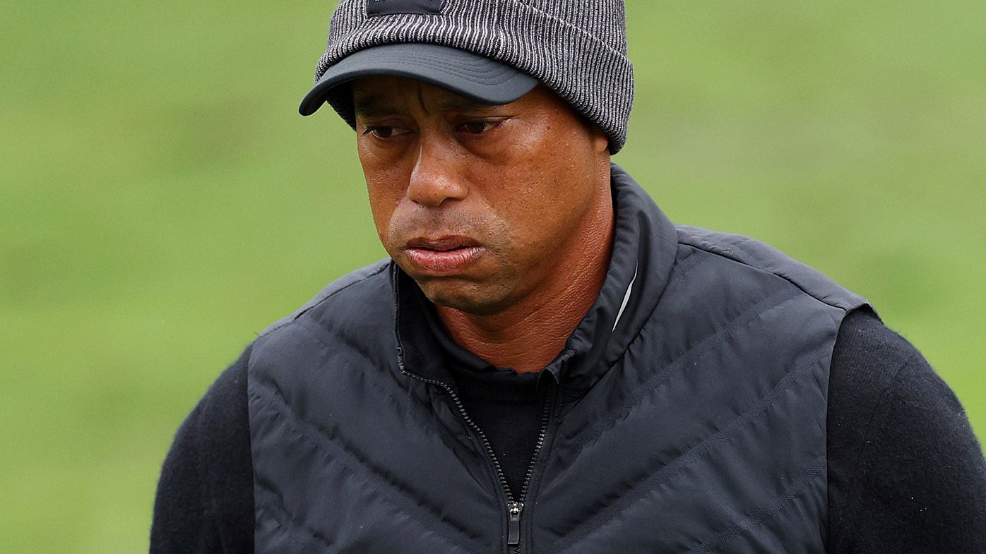 Masters Sunday leaderboard: Jon Rahm wins, Tiger Woods withdraws