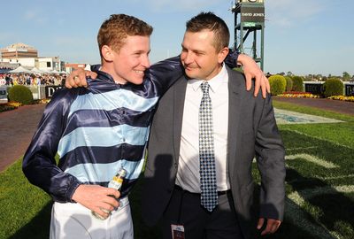 James McDonald and trainer Paul Snowden soak up their success.