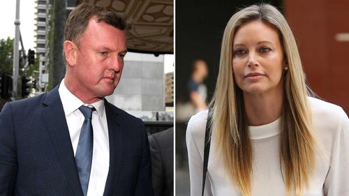 The former couple are engaged in a bitter court battle. (AAP)