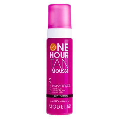 <p><strong><em>Wash and Glow</em></strong></p>
<p><a href="https://www.mecca.com.au/modelco/one-hour-tan-mousse/I-026304.html?cgpath=skincare-tanning" target="_blank" draggable="false">Model Co One Hour Tan Mousse, $25</a></p>