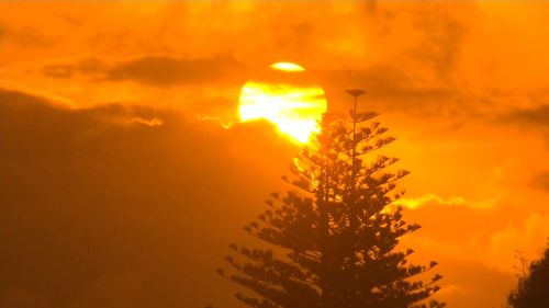 A spectacular sunrise on the Sunshine Coast. (9NEWS)