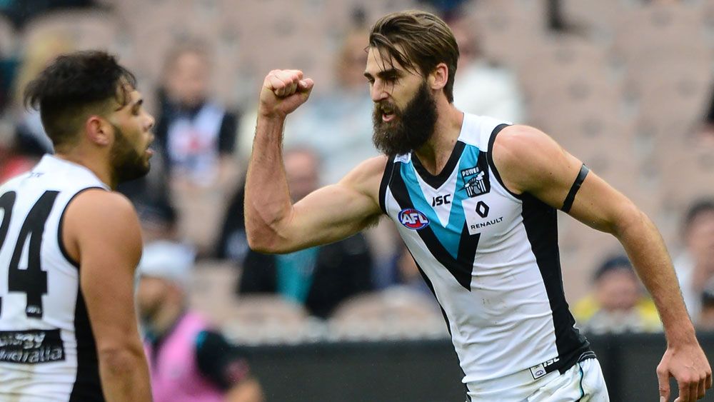 Port thrash Magpies by 67 points in AFL