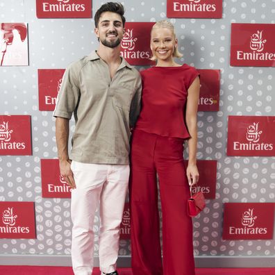 Josh Daicos, Collingwood Football Club Player and Annalise Dalins, Model - Guests of Emirates