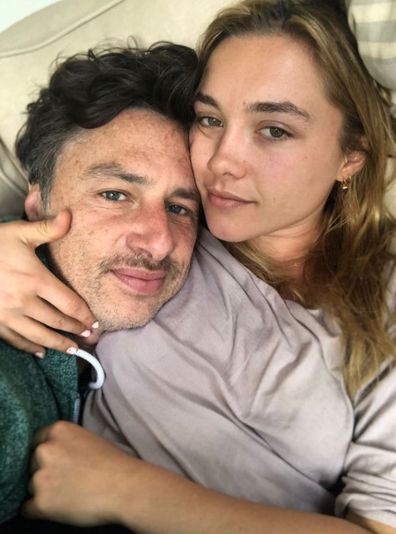 Zach Braff, girlfriend Florence Pugh, birthday message, greeting, Instagram